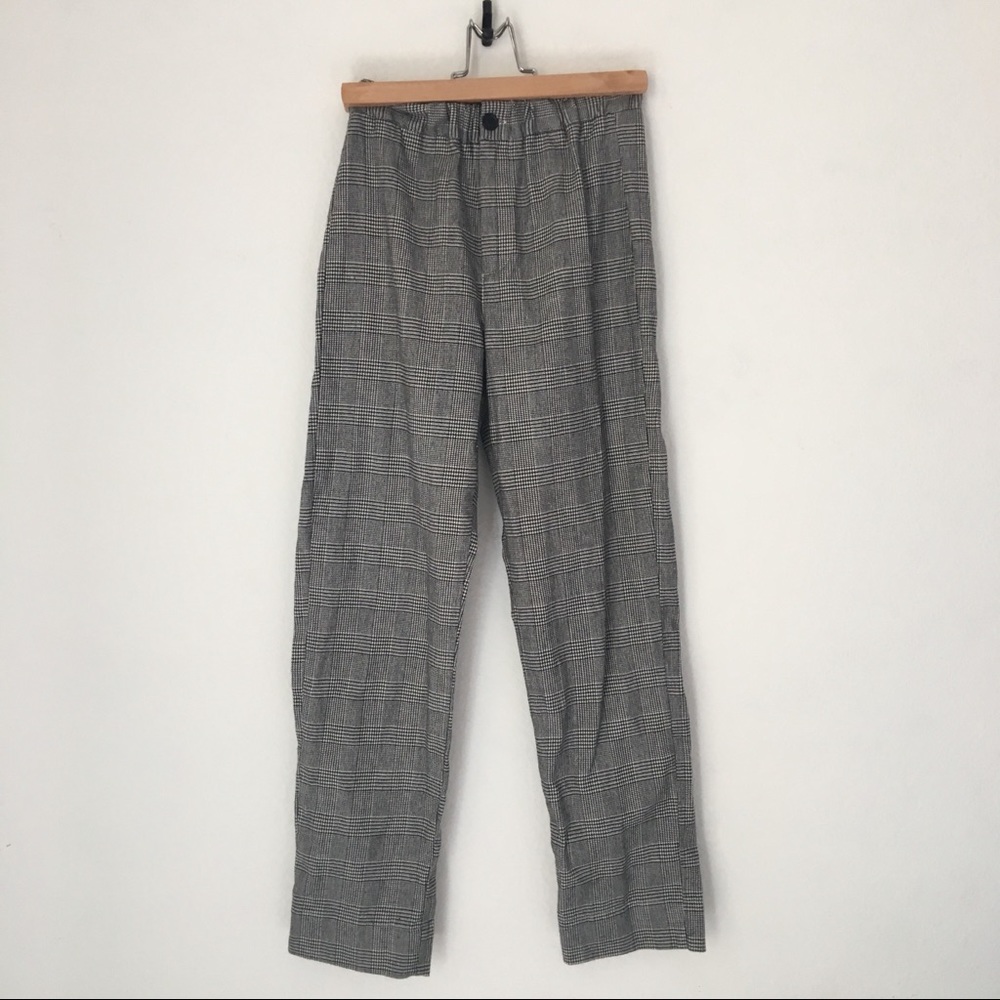 Brandy melville houndstooth high rise pants
